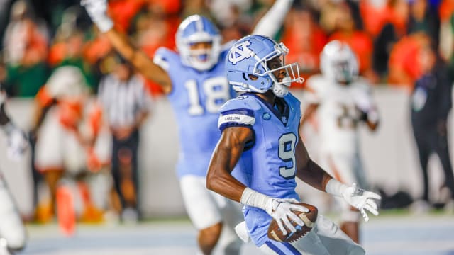 UNC football wide receiver Tez Walker